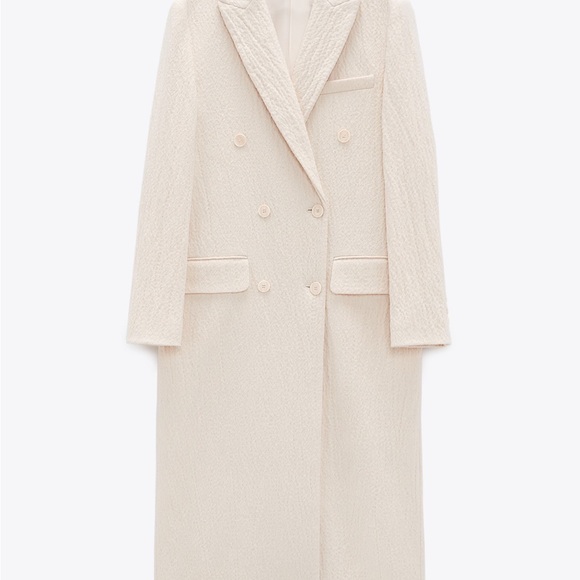 Zara Textured Weave Jacket - Picture 8 of 9